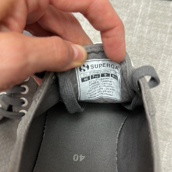 NWOT Superga Suede Anaconda in Gray - Picture 9 of 9